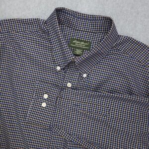 Eddie Bauer Mens‎ XLT Relaxed Fit Wrinkle Stain Resistant  Button Down Shirt